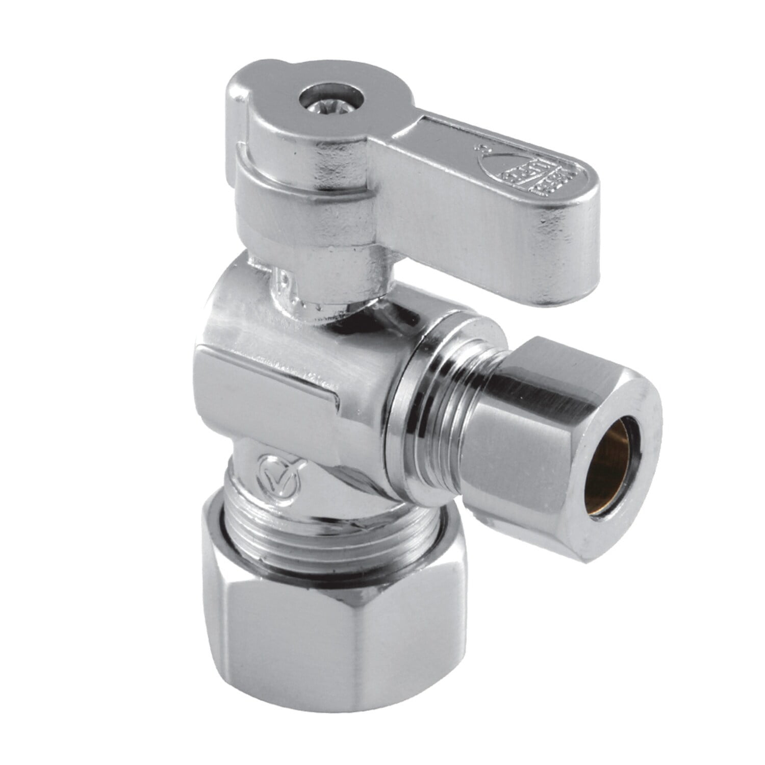 Polished Chrome Brass Angle Stop Valve