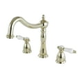 thumbnail image 1 of Kingston Brass KS1342BPL Bel-Air Two-Handle Deck Mount Roman Tub Faucet, Polished Brass, 1 of 5