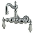 thumbnail image 1 of Kingston Brass Vintage 3-3/8" Wall Mount Clawfoot Tub Filler, 1 of 2