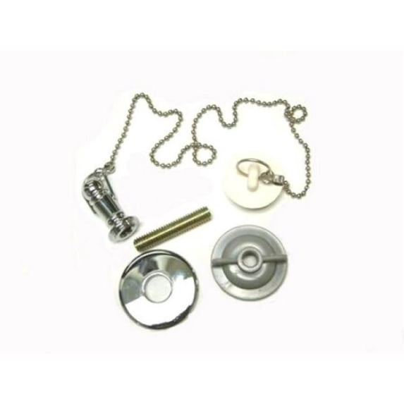 Kingston Brass CC1111 Replacement Standard Mount Rubber Stopper, Chain & Attachment for CC1001