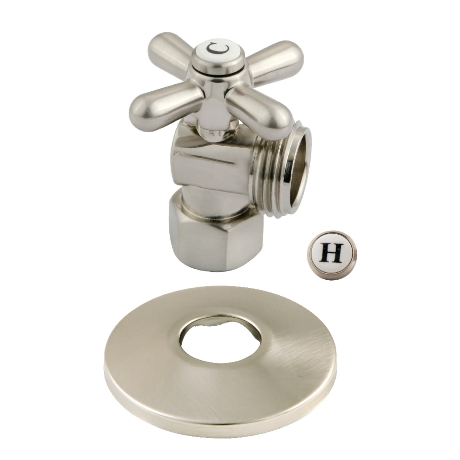 Threaded Angle Stop Kingston Brass CC13008XK 1/2