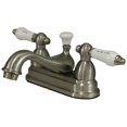 thumbnail image 1 of Kingston Brass CC13L8 4 in. Centerset Bathroom Faucet, Brushed Nickel, 1 of 1