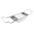 thumbnail image 1 of Kingston Brass CC2156 Vintage Bathtub Caddy Tray, 26"-33"L x 7-5/16"W x 5-1/4"H, Polished Nickel, 1 of 2