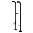thumbnail image 1 of Kingston Brass CC266S5PX Kingston Freestanding Supply Line with Stop Valve, Oil Rubbed Bronze, 1 of 2