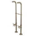 thumbnail image 1 of Kingston Brass CC266S8BEX Freestanding Supply Line Package, Brushed Nickel, 1 of 2