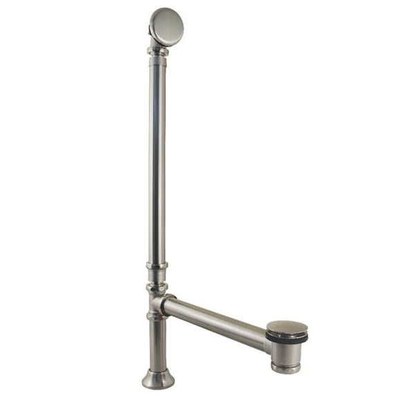 Kingston Brass CC2718 CC2716 Vintage Double Swivel Toe Touch Waste & Overflow, Polished Nickel