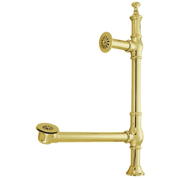 Kingston Brass CC3092 Vintage Brass Pop-Up Tub Waste and Overflow in Polished Brass