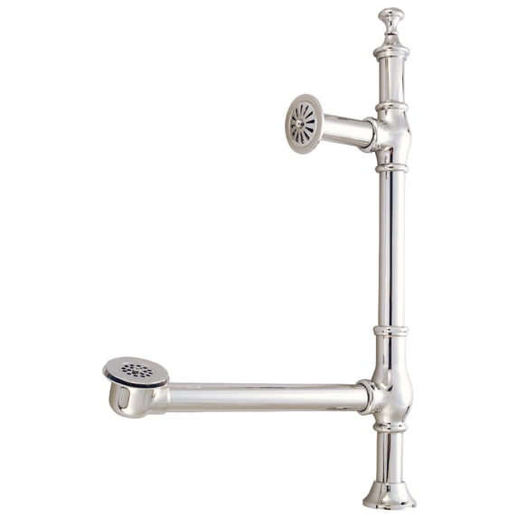 Kingston Brass CC3098 Vintage Brass Pop-Up Tub Waste and Overflow in Brushed Nickel