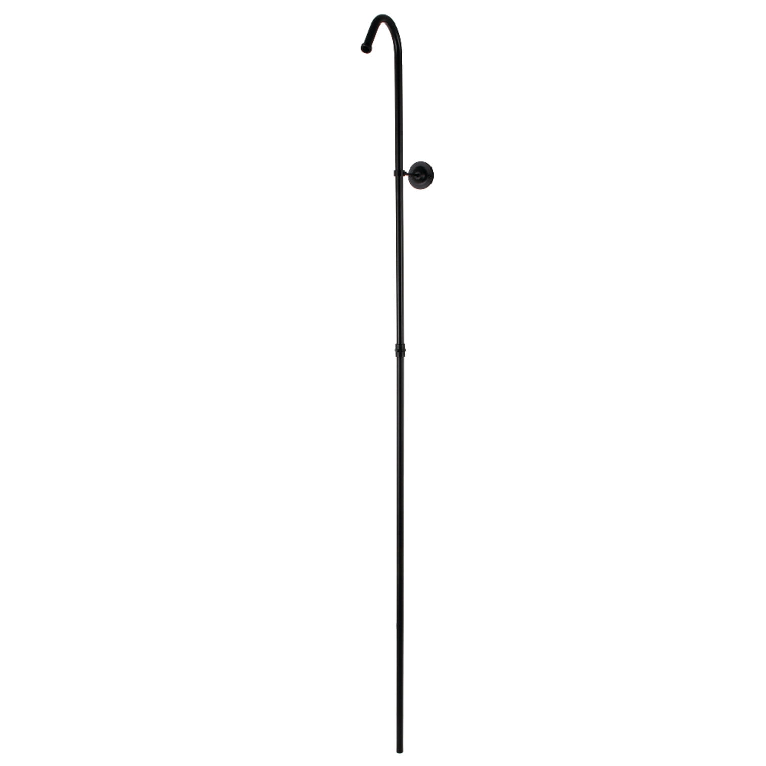 Kingston Brass CC3160 Vintage Standard Mount Convert to Shower (without Spout and Shower Head) Kit, Matte Black