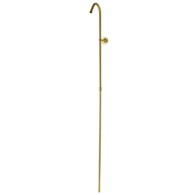 Kingston Brass CC3167 Vintage Convert to Shower (without Spout and Shower Head), Brushed Brass