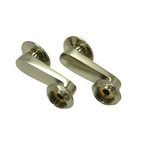 Kingston Brass CC3SE8 Vintage Wall Mount Tub Faucet Swivel Riser Elbow Coupler, Brushed Nickel