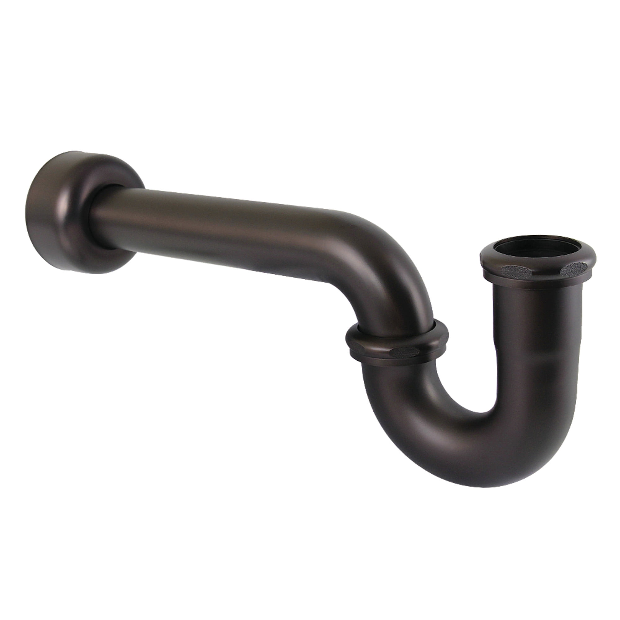 Kingston Brass CC4125 1-1/2" P-Trap with Box Flange, 13-1/16" Length, 18 Gauge, Oil Rubbed Bronze
