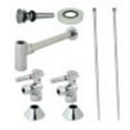 thumbnail image 1 of Kingston Brass CC43101DLVOKB30 Modern Plumbing Sink Trim Kit with Bottle Trap and Overflow Drain, Polished Chrome, 1 of 2