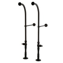 Kingston Brass CC455*30 Rigid 30-Inch Freestanding Supply, Oil Rubbed Bronze