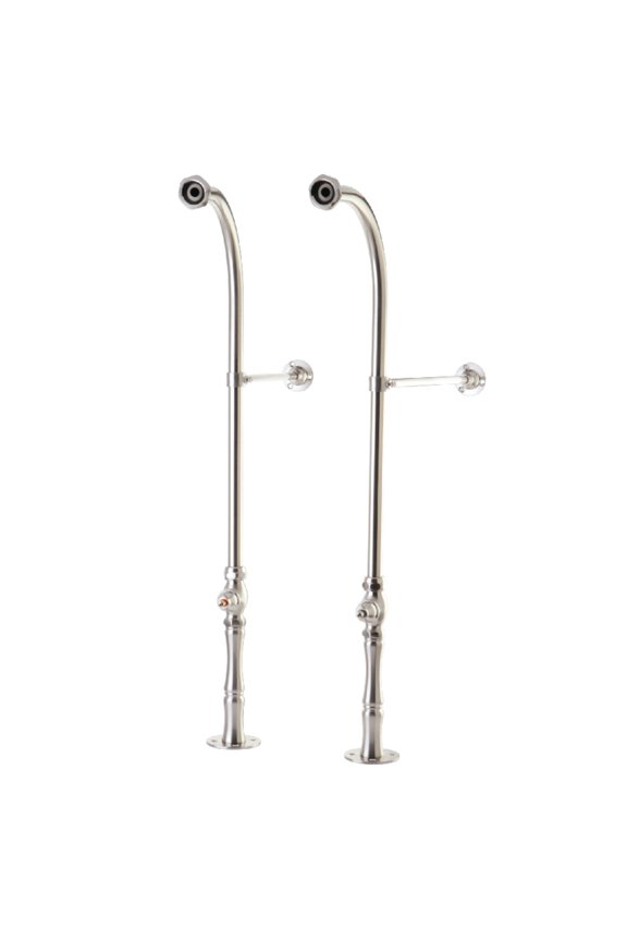 CC458*30 Rigid 30-Inch Freestanding Supply, Brushed Nickel