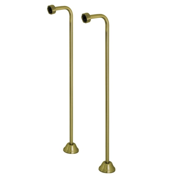 Kingston Brass CC463 Standard Mount Single Offset Bath Supply in Antique Brass