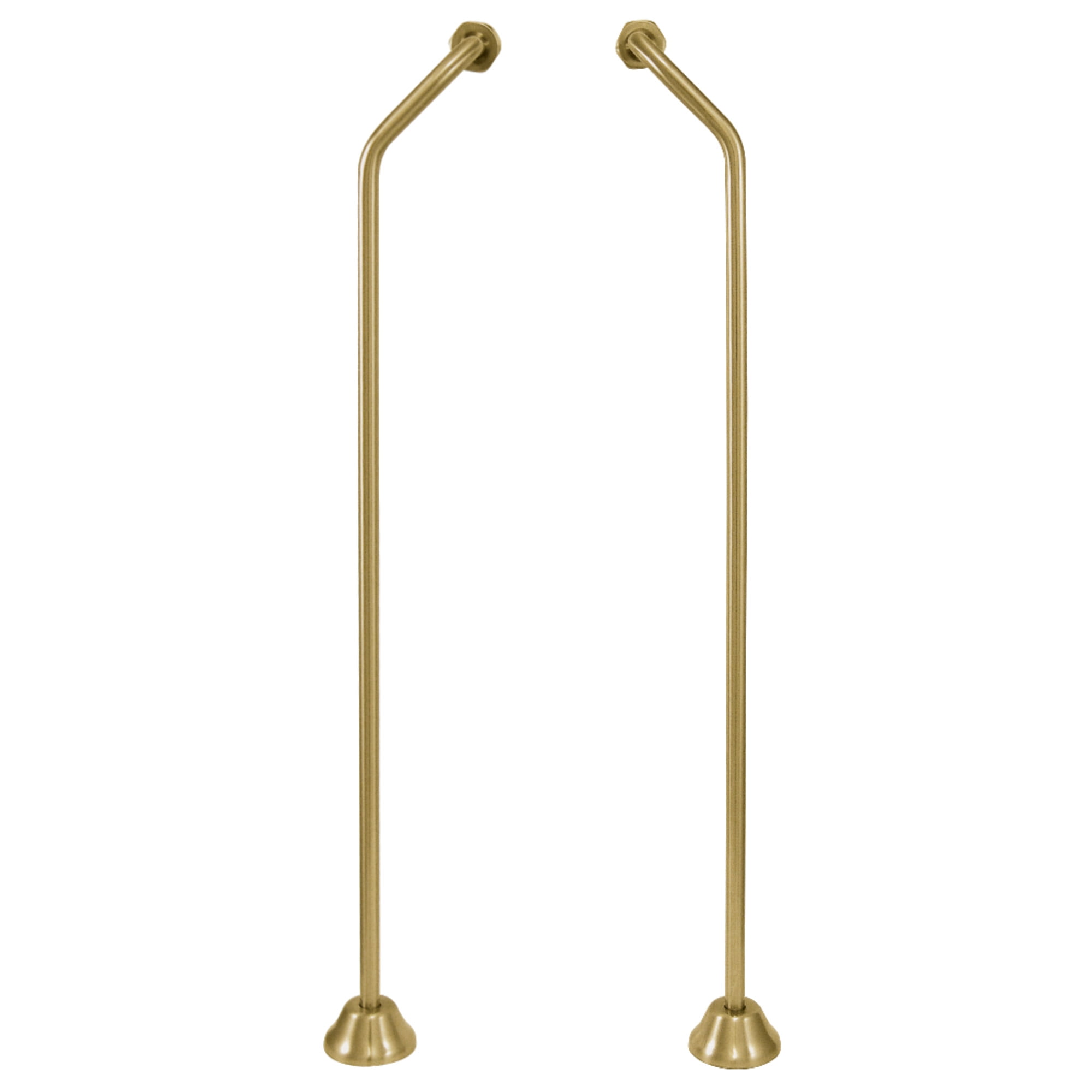 Kingston Brass CC471 Double Offset Bath Supply, Polished Chrome