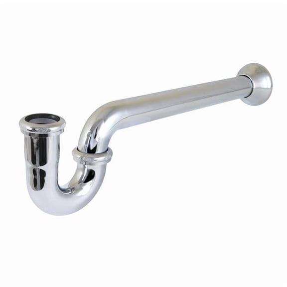 Kingston Brass CC5181 Standard Mount Bathroom 18-Gauge P-Trap with Bell Flange - Polished Chrome