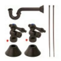 Kingston Brass CC53305LKB30 Traditional Standard Mount Plumbing Sink Trim Kit with P-Trap, Oil Rubbed Bronze