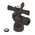 thumbnail image 1 of Kingston Brass CC53305ZX 5/8-Inch O.D. Comp x 3/8-Inch O.D. Comp Quarter-Turn Angle Shut-Off Valve in Oil Rubbed Bronze, 1 of 5