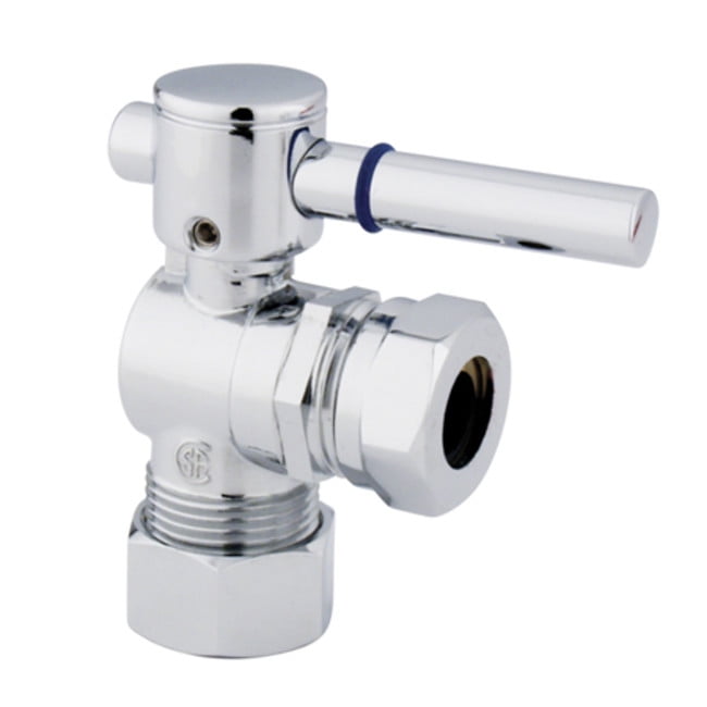 Polished Chrome Brass Angle Stop Valve for Plumbing