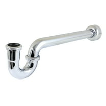 Kingston Brass CC6181 1-1/4" P-Trap with Box Flange, 18" Length, 18 Gauge, Polished Chrome