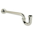 thumbnail image 1 of Kingston Brass CC6186 1-1/4" P-Trap with Box Flange, 18" Length, 18 Gauge, Polished Nickel, 1 of 4