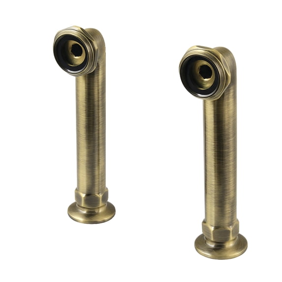 Kingston Brass CC6RS3 Vintage 6-Inch Deck Mount Tub Faucet Riser, Antique Brass