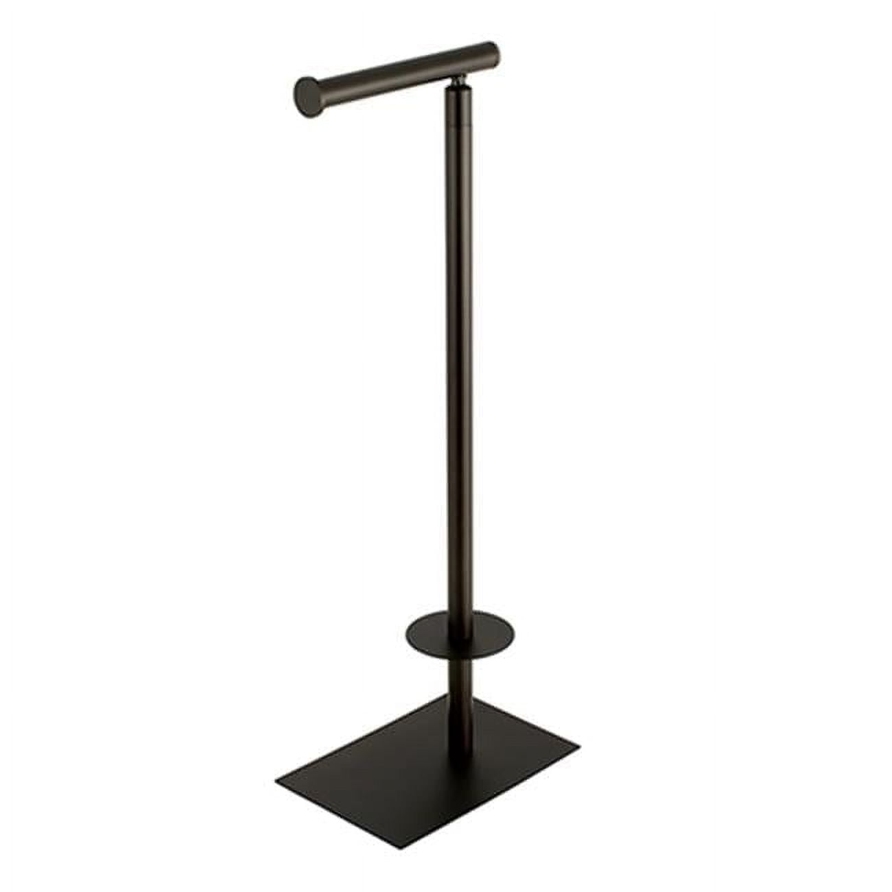 Oil Rubbed Bronze Freestanding Toilet Paper Holder with Weighted Base