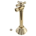thumbnail image 1 of Kingston Brass CC83202X 1/2-Inch Sweat x 3/8-Inch O.D. Comp Angle Shut-Off Valve with 5-Inch Extension in Polished Brass, 1 of 4