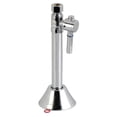 thumbnail image 1 of Kingston Brass CC83251DL 1/2-Inch Sweat x 3/8-Inch O.D. Comp Straight Shut-Off Valve with 5-Inch Extension in Polished Chrome, 1 of 5