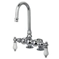 thumbnail image 1 of Kingston Brass Vintage Deck Mount Clawfoot Tub Filler, 1 of 2