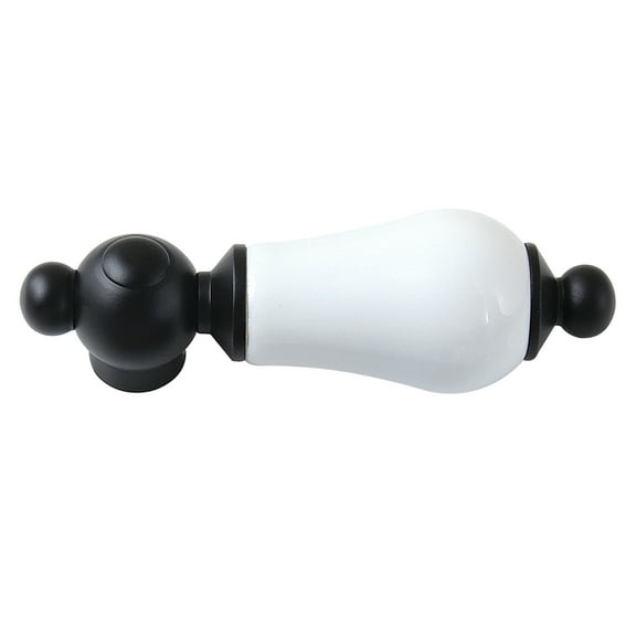 Kingston Brass CCCL0 Porcelain Lever Handle, Matte Black