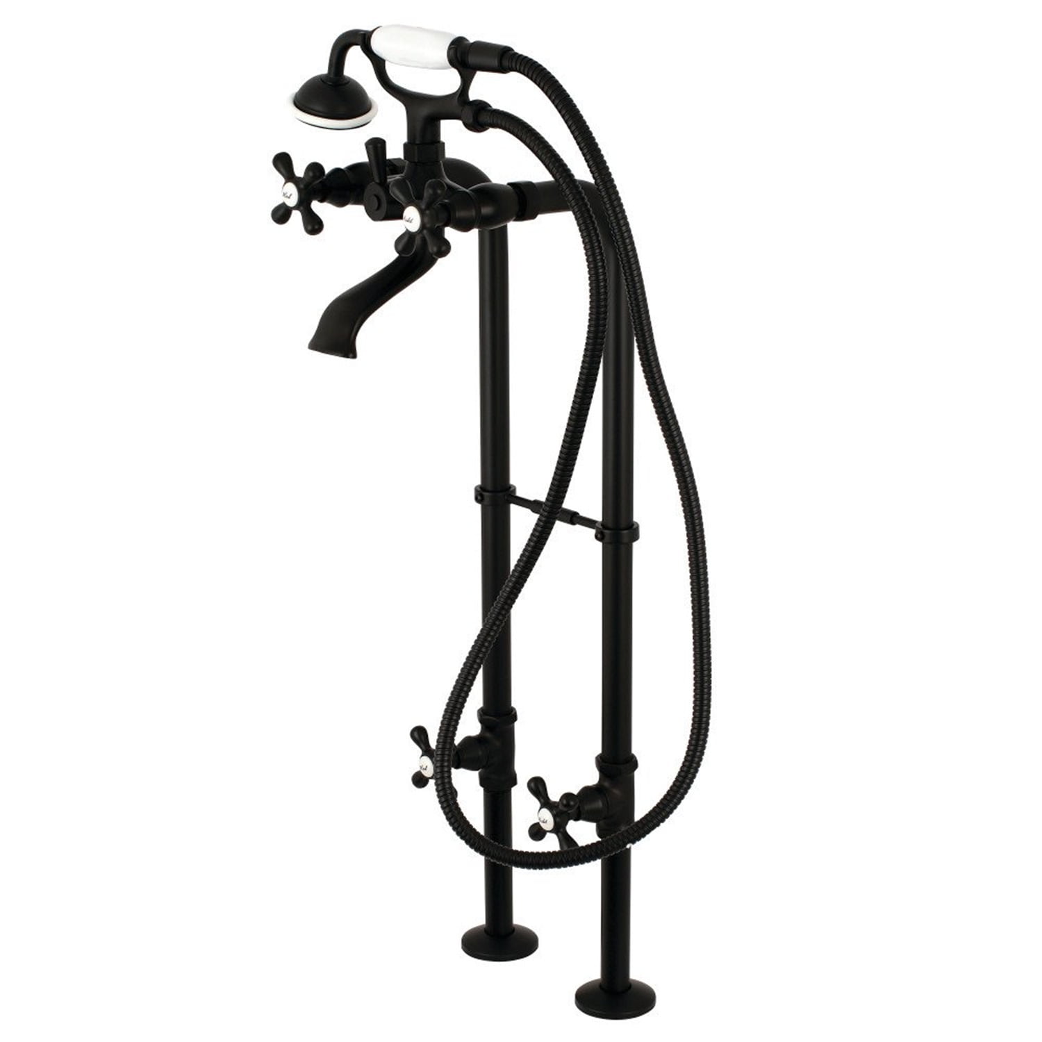 Kingston Brass CCK266K0 Freestanding Tub Faucet,w/Su CCK266K0