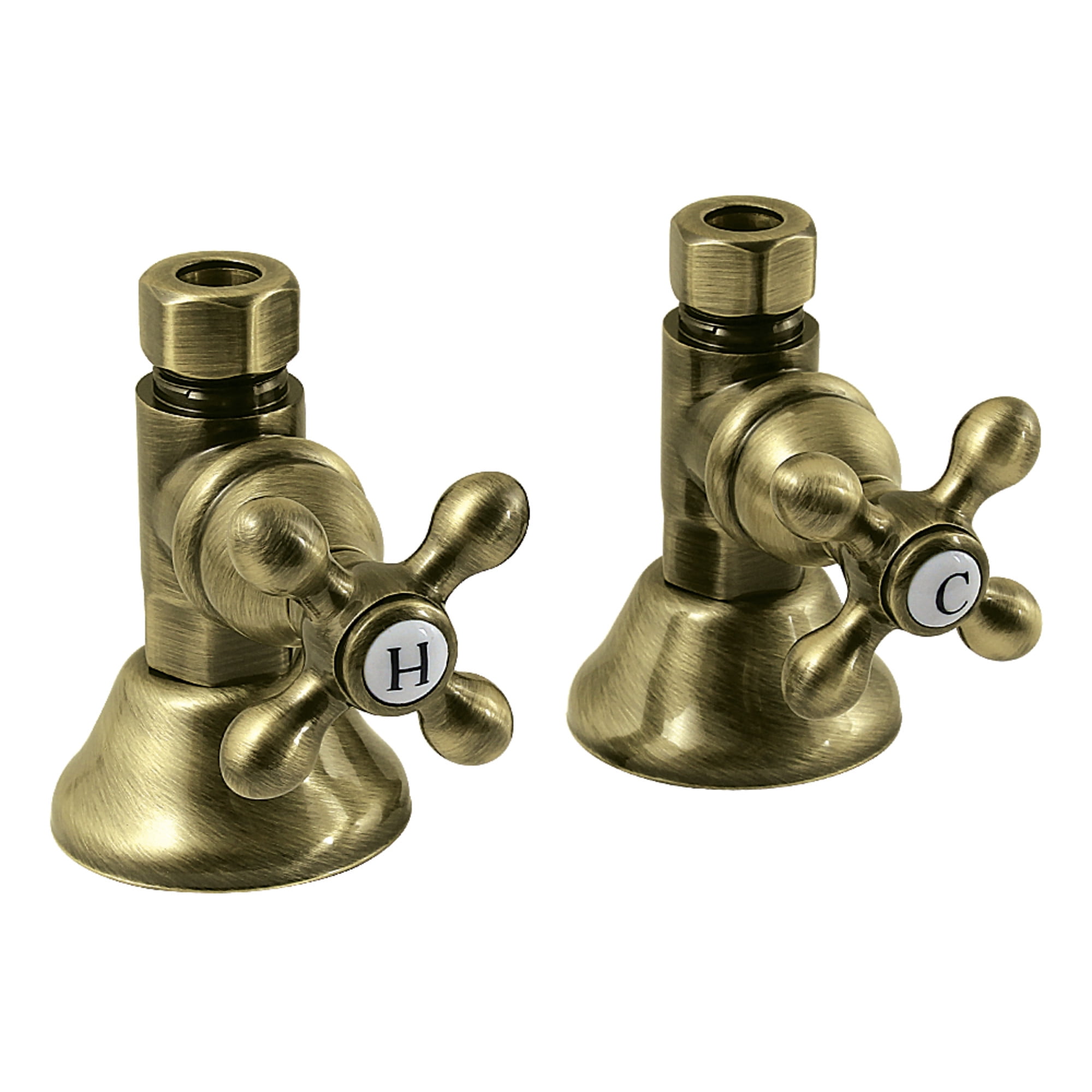 Mueller 1/2-Inch FIP Quarter Turn No Kink Hose Bibb - Brass Outdoor Faucet With 3/4" Hose Thread