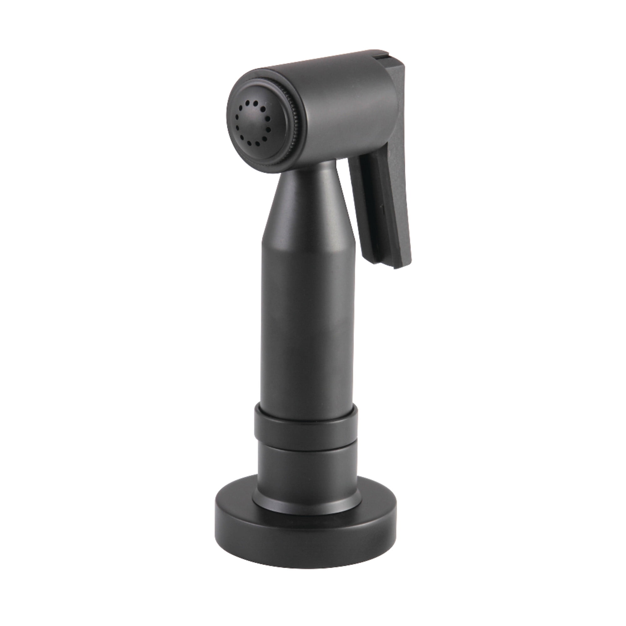 Kingston Brass CCRP21K0 Brass Kitchen Faucet Side Sprayer in Matte Black