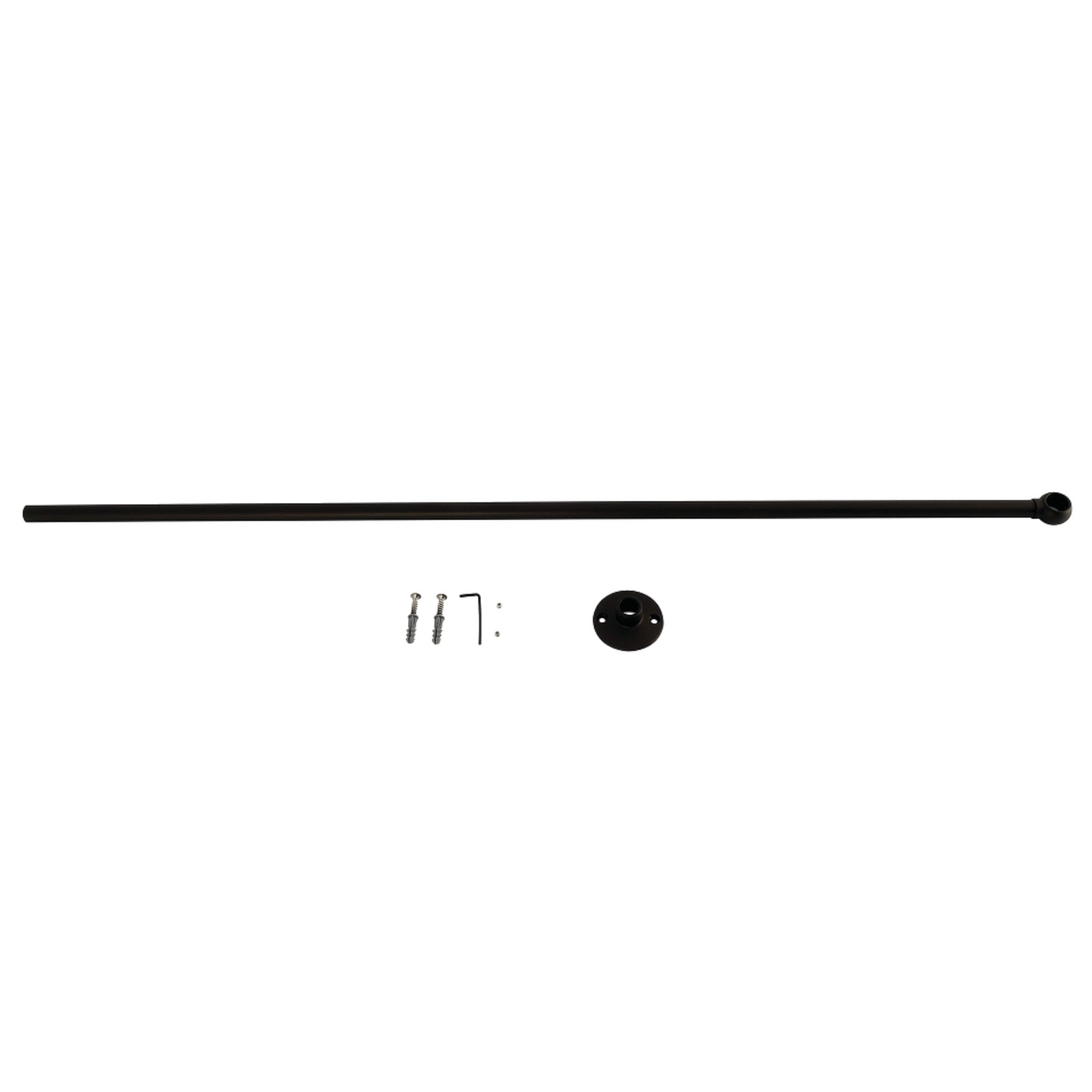 Kingston Brass CCS345 Vintage Shower Curtain Rod Support, Oil Rubbed Bronze