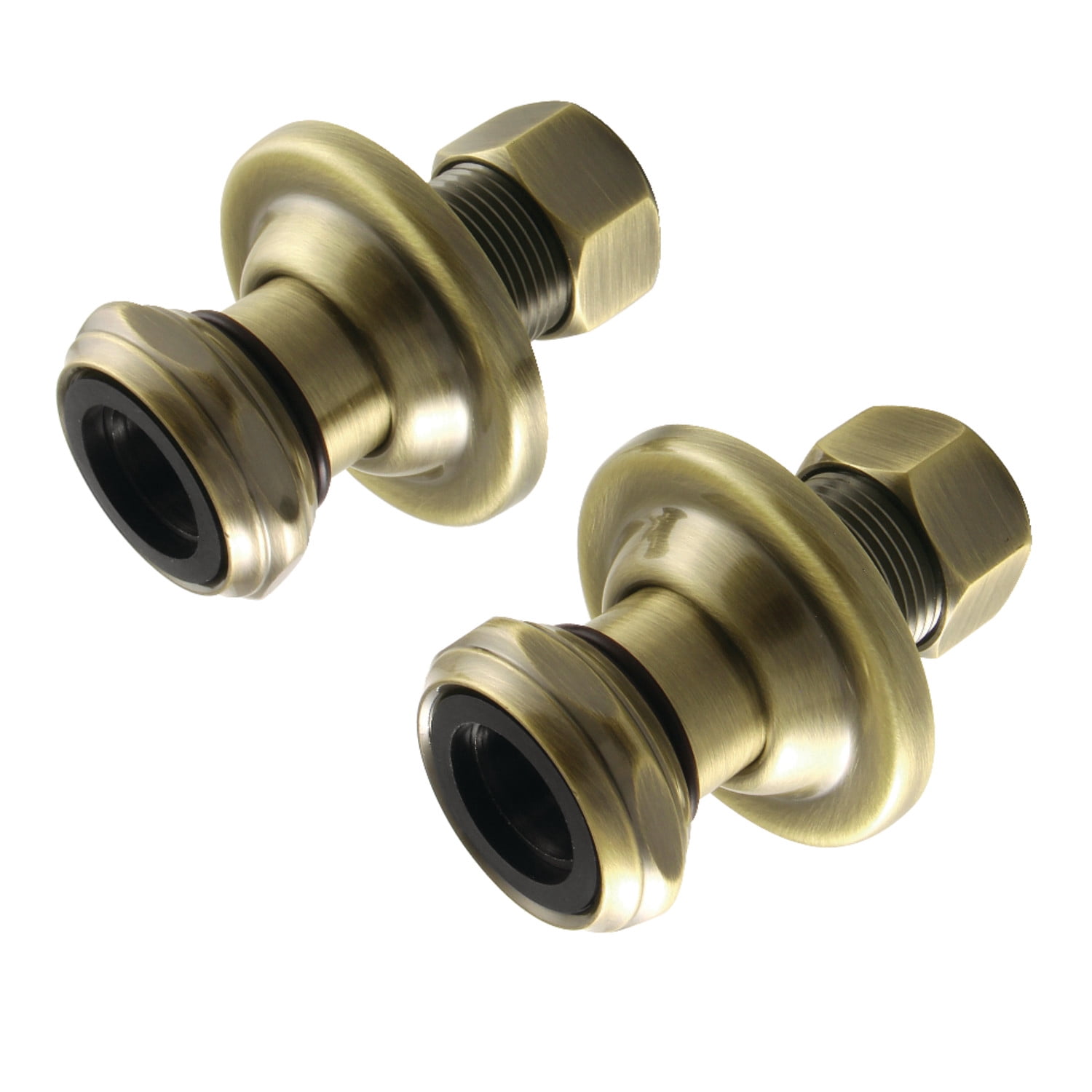 Kingston Brass CCU4103 Wall Union Extension, 1-3/4 inch, Antique Brass