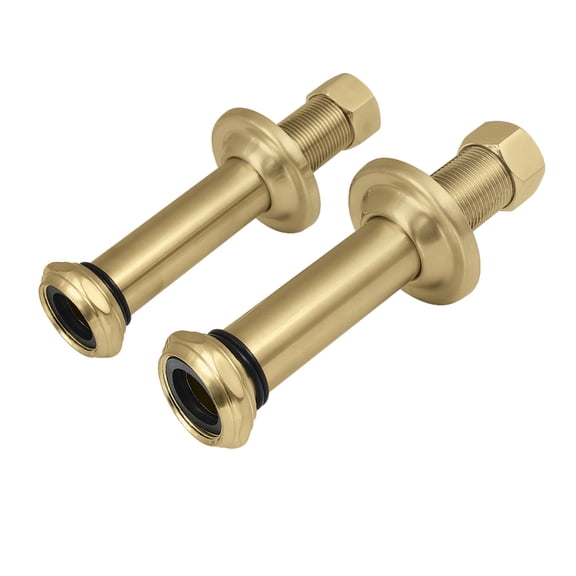 Kingston Brass CCU4207 6" Wall Union Extension Adapter, Brushed Brass