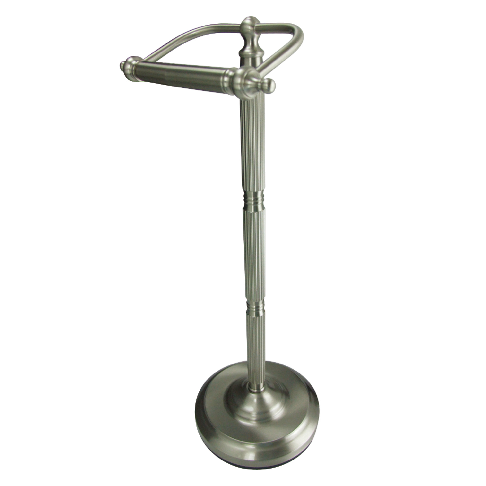 Kingston Brass CC2108 Freestanding Toilet Paper Holder in Brushed Nickel