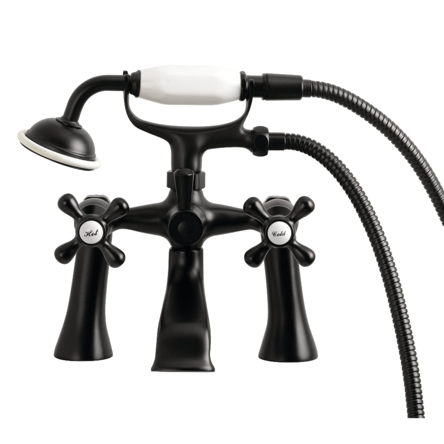 Kingston Brass Cck268 Vintage Deck Mounted Clawfoot Tub Filler