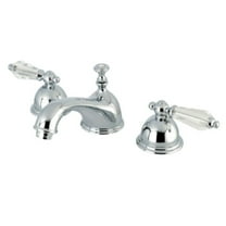 Kingston Brass Widespread Bathroom Faucets With Polished Chrome KS3961WLL