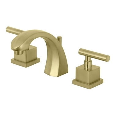 Kingston Brass Centerset Double Handle Kitchen Faucet with Side Spray