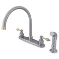 thumbnail image 1 of Kingston Brass Centerset Double Handle Kitchen Faucet, 1 of 7