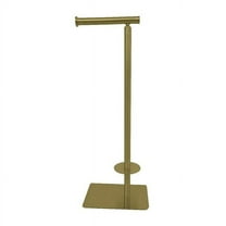 Kingston Brass CC8007 Claremont Freestanding Toilet Paper Holder, Brushed Brass