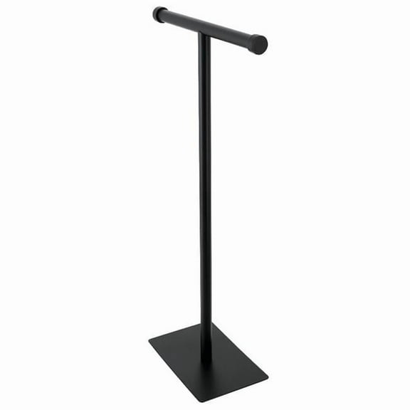 Kingston Brass CC8100 Claremont Freestanding Toilet Paper Stand, Matte Black