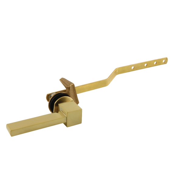 Kingston Brass Claremont Front Mount Toilet Tank Lever Brushed Brass