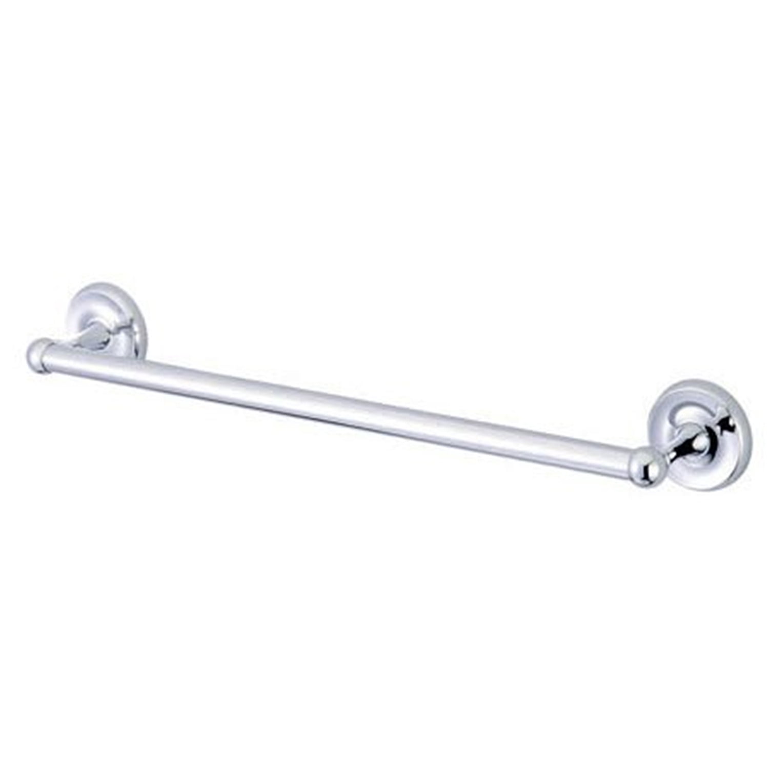 Polished Chrome 18-Inch Wall Mounted Towel Bar