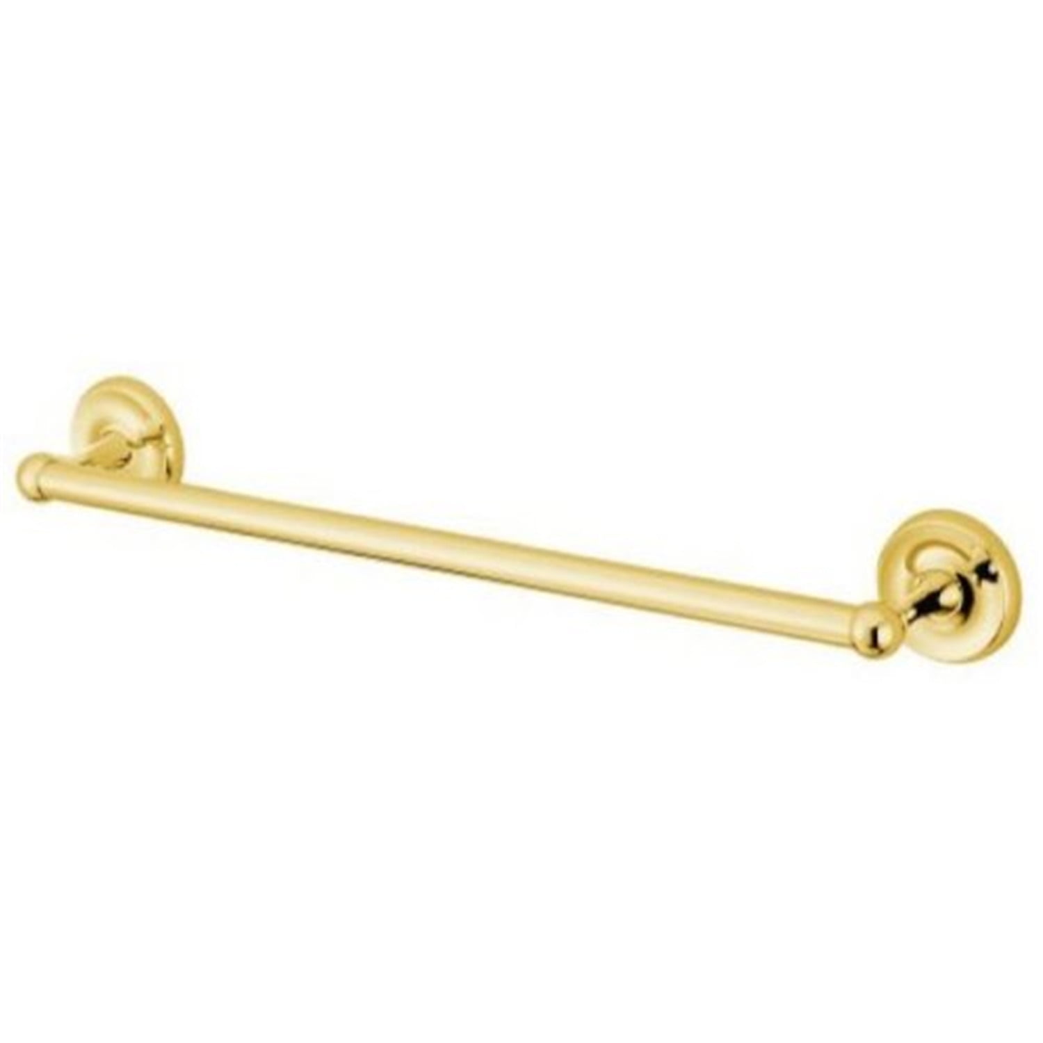 Polished Brass 24-Inch Wall Mounted Towel Bar