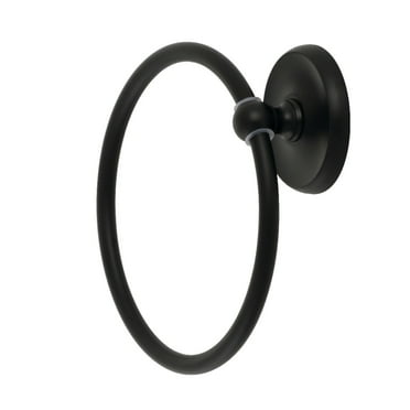 Kingston Brass  Classic Towel Ring Matte Black Matte